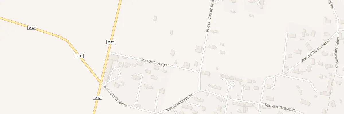 Plan du 1 Rue de la Forge à Thérouldeville
