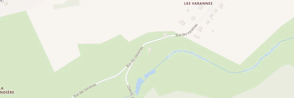 Plan du 14 Rue des Varannes à Neuil