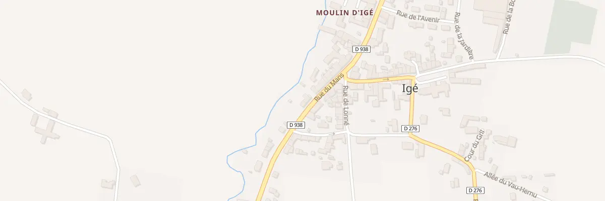 Plan du 15 Rue du Mans à Igé