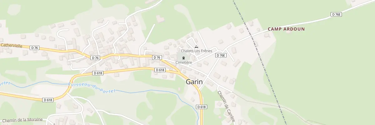 Plan du 7 Che du Plan à Garin