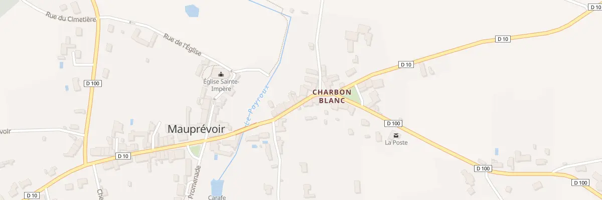 Plan du 7 Charbon Blanc à Mauprévoir