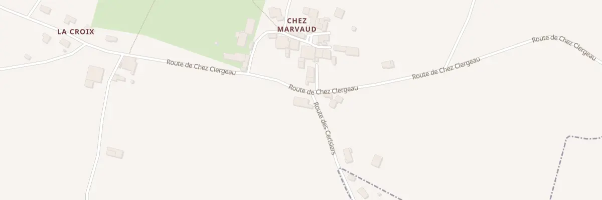 Plan du 12 Rte de chez Clergeau à Saint-Germain-de-Montbron