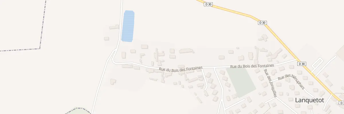 Plan du 356A Rue du Bois des Fontaines à Lanquetot