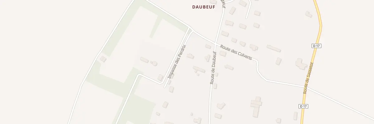 Plan du 506 Daubeuf à Angerville-la-Martel