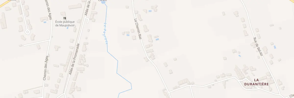 Plan du 15 Le Chemin Bas à Mauprévoir