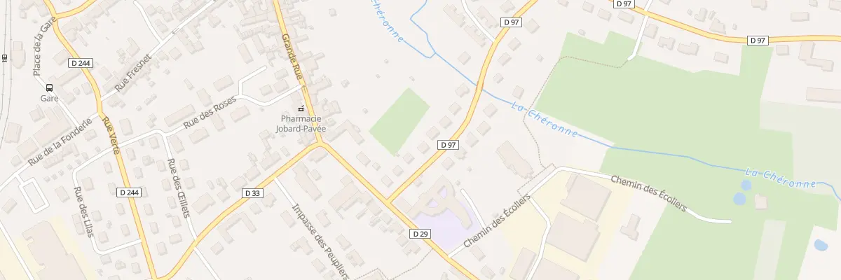 Plan du 5 Rue des Noyers à Tuffé Val de la Chéronne