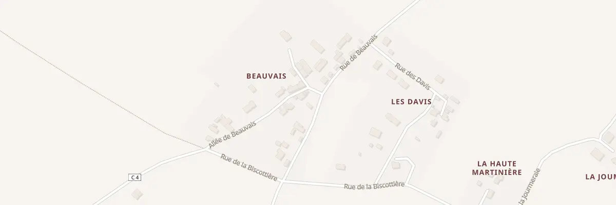 Plan du 6 Rue de Beauvais à Trogues