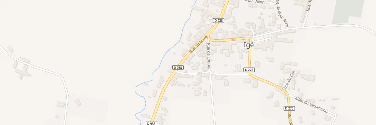 Plan du 26 Rue du Mans à Igé