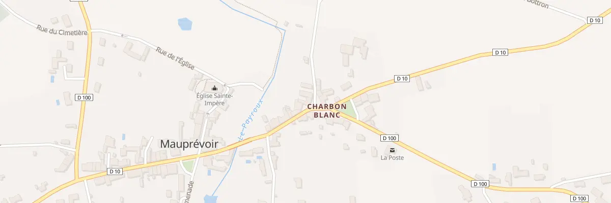 Plan du 11 Charbon Blanc à Mauprévoir