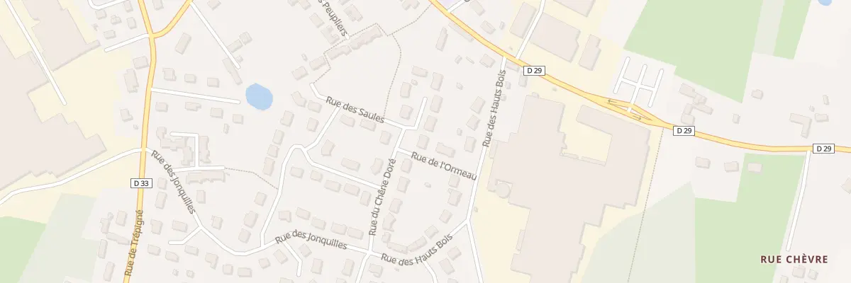 Plan du 12 Rue du Chêne Doré à Tuffé Val de la Chéronne