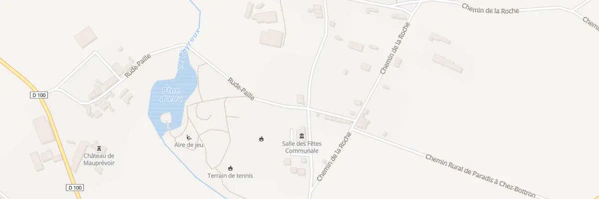 Plan du 5 Le Paradis à Mauprévoir