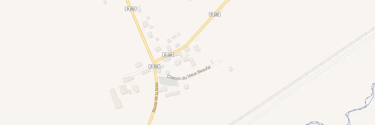 Plan du 72 Rte d’Echauffour à Beaufai