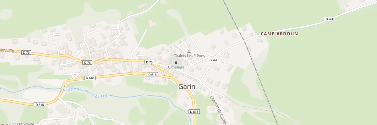 Plan du 2 Village à Garin