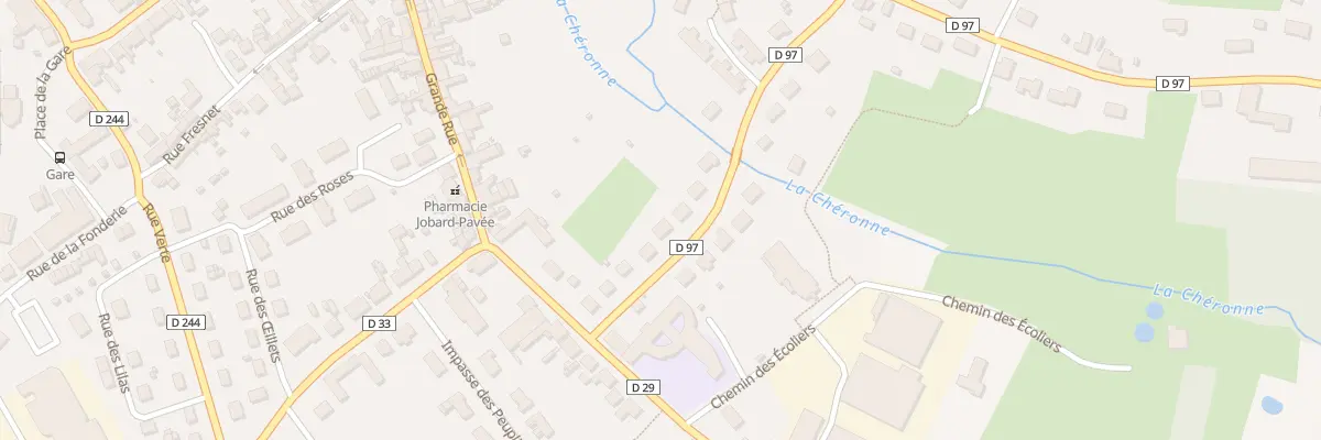 Plan du 7 Rue des Noyers à Tuffé Val de la Chéronne