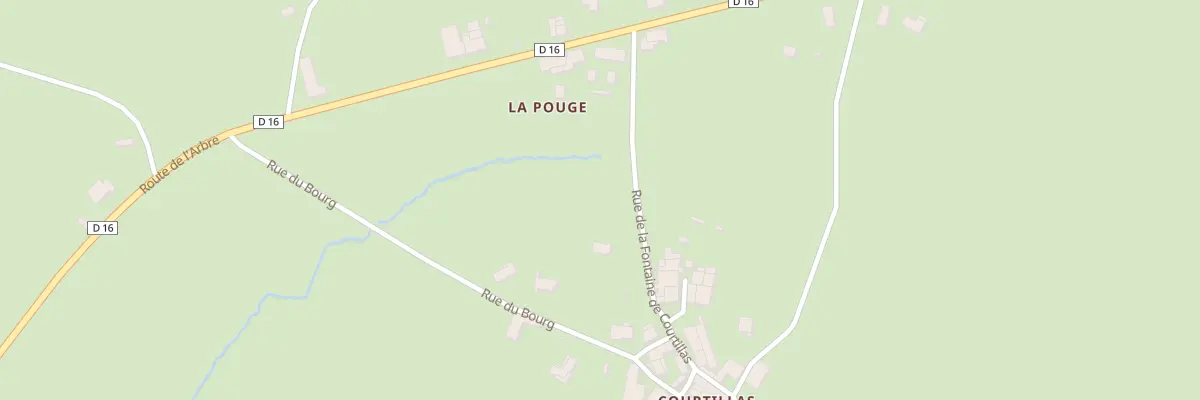 Plan du 2 Rue de la Font à Montbron
