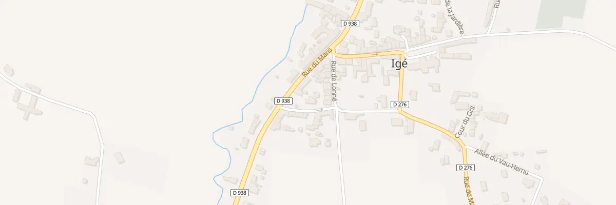 Plan du 1 Rue des Paresseux à Igé