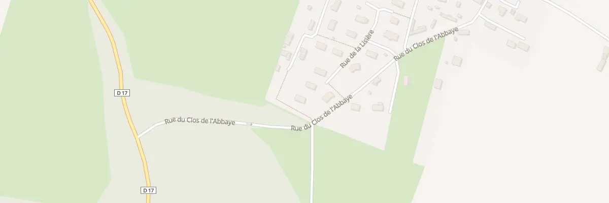 Plan du 3A Rue de la Lisiere à Thérouldeville