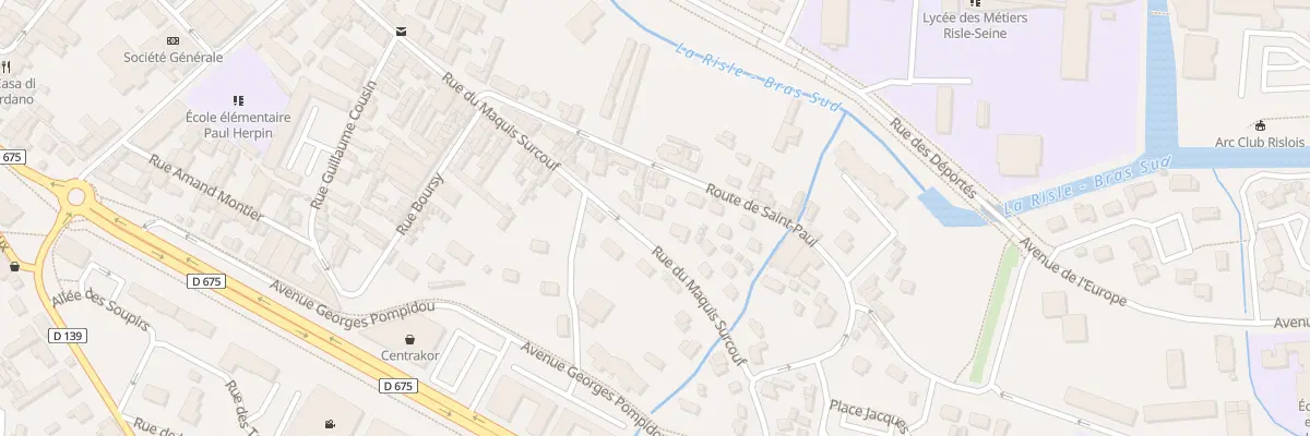 Plan du 21B Rue du Maquis Surcouf à Pont-Audemer