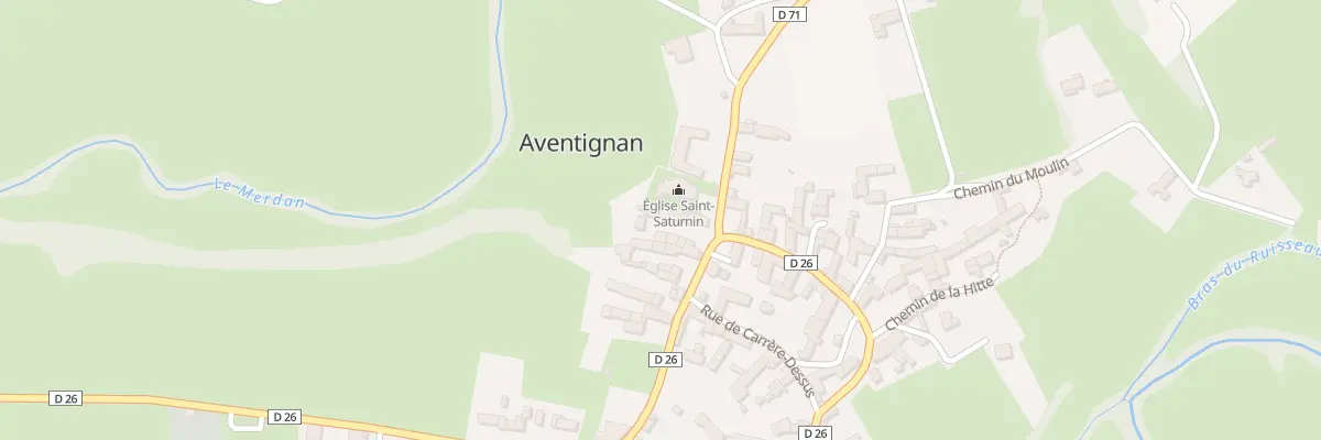Plan du 5031 Le Village à Aventignan