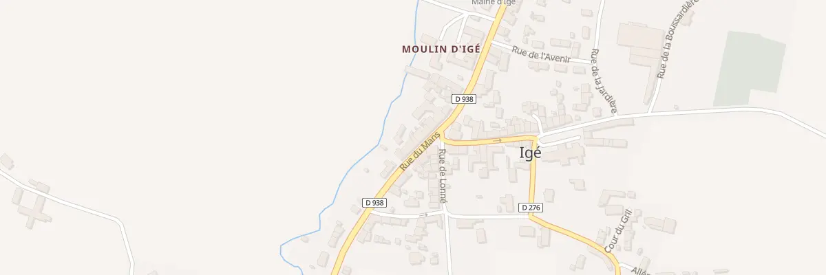 Plan du 21 Rue du Mans à Igé