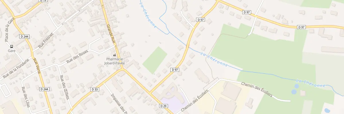 Plan du 9 Rue des Noyers à Tuffé Val de la Chéronne