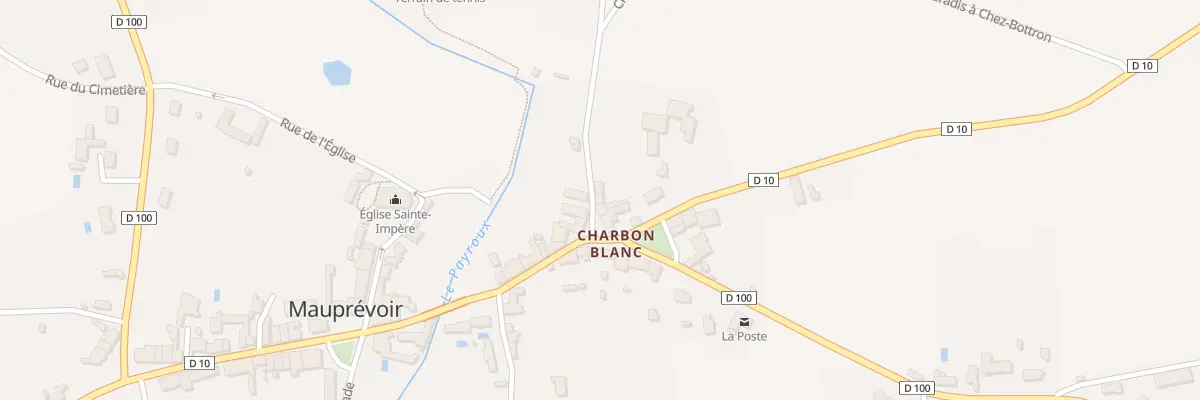 Plan du 17 Charbon Blanc à Mauprévoir