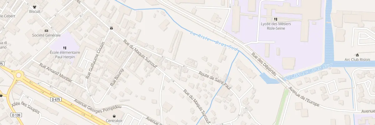 Plan du 7B Rte de Saint-Paul à Pont-Audemer