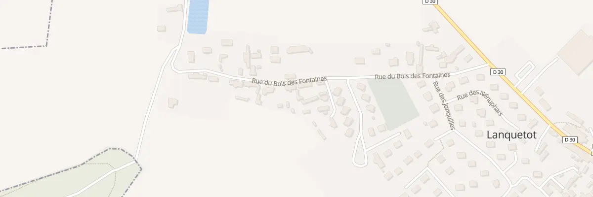 Plan du 307 Rue du Bois des Fontaines à Lanquetot