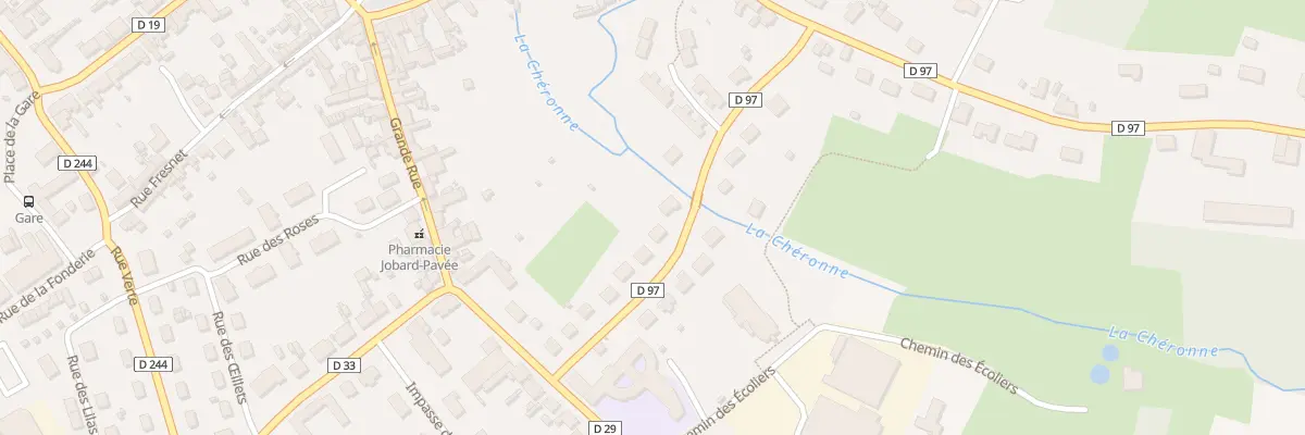 Plan du 11 Rue des Noyers à Tuffé Val de la Chéronne
