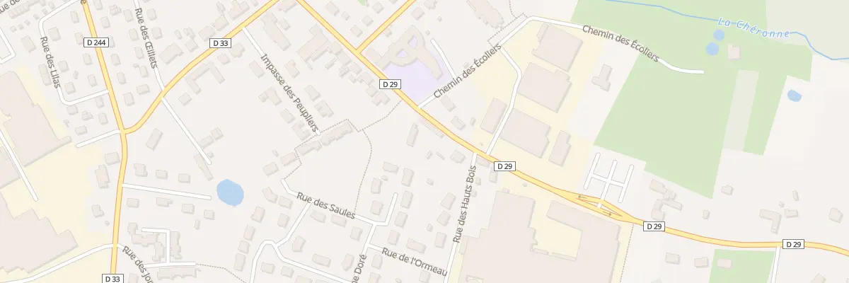 Plan du 18 Rue de la Mairie à Tuffé Val de la Chéronne