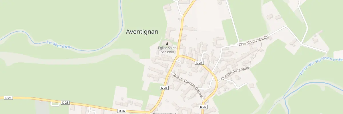 Plan du 5028 Le Village à Aventignan