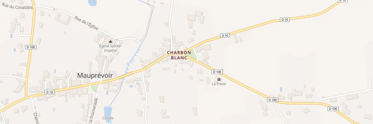 Plan du 14 Charbon Blanc à Mauprévoir