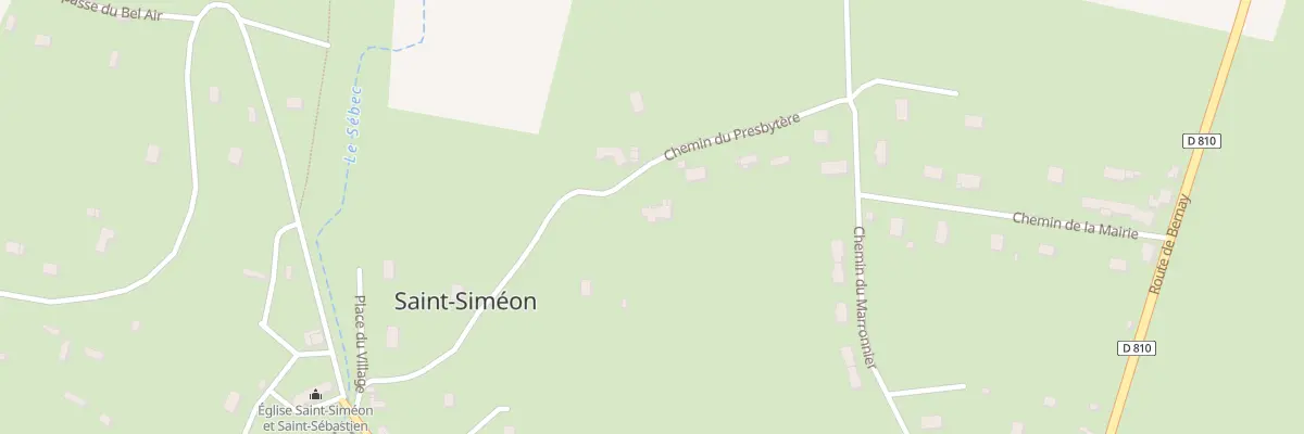 Plan du 150 Che du Presbytere à Saint-Siméon