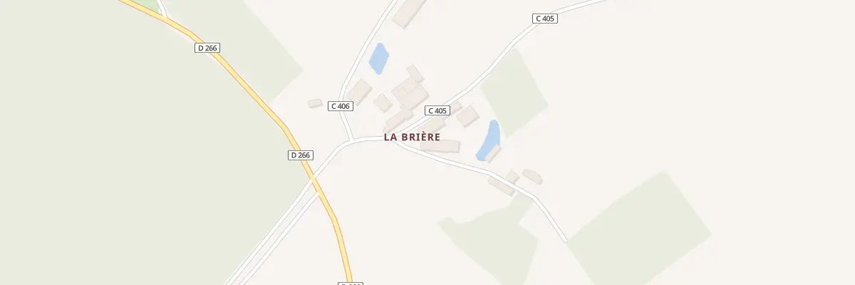 Plan du 1 La Briere au Breil-sur-Mérize