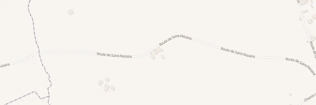 Plan du 611 Rte de Saint Nazaire à Douzains