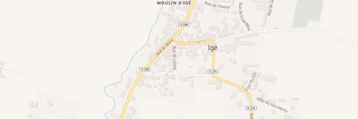Plan du 1 Rue de Lonné à Igé