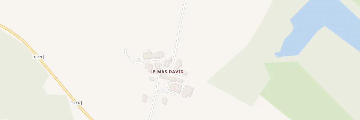Plan du 5163 Le Mas David à Nieuil