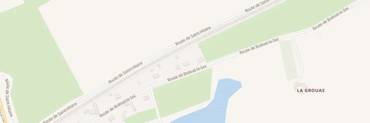 Plan du 25 Rte de Boesse Le Sec à Montfort-le-Gesnois