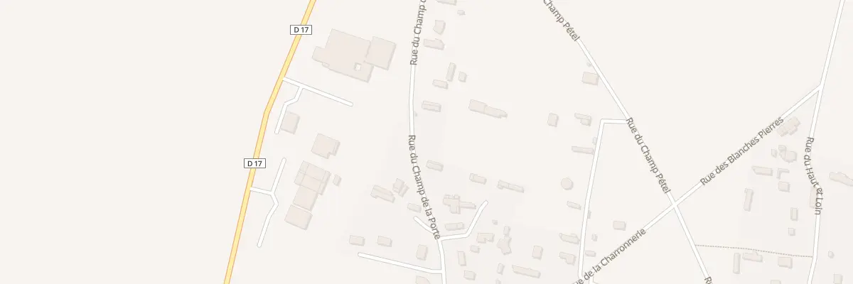 Plan du 13A Rue du Champ de la Porte à Thérouldeville