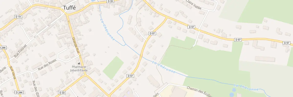 Plan du 16 Rue des Noyers à Tuffé Val de la Chéronne