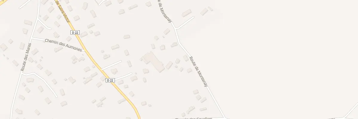 Plan du 40 Rte de Montenay à Saint-Victor-de-Chrétienville