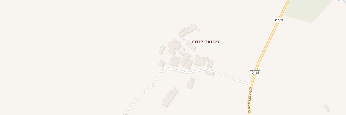 Plan du 4 Chez Taury à Alloue
