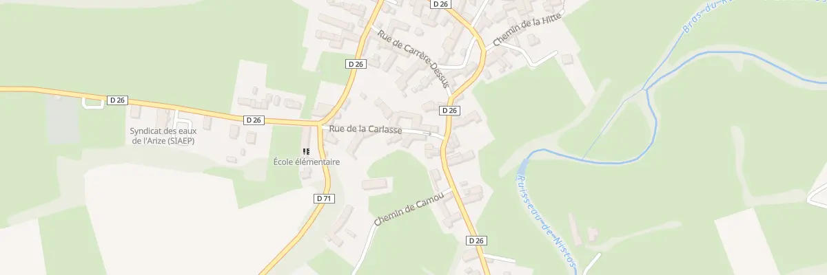 Plan du 5100 Le Village à Aventignan