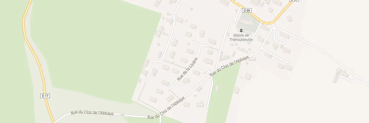 Plan du 8 Rue de la Lisiere à Thérouldeville