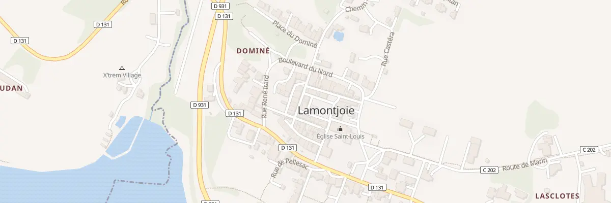 Plan du 6 Rue Porte d’Agen à Lamontjoie
