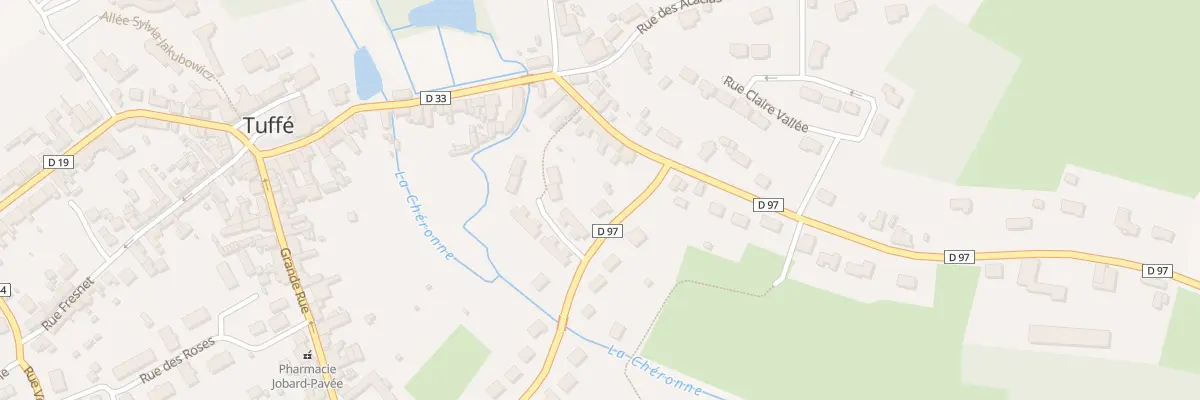 Plan du 17 Rue des Noyers à Tuffé Val de la Chéronne