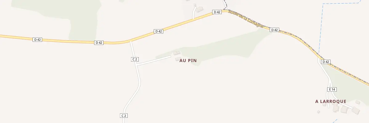 Plan du 65 Au Pin à Mas-d’Auvignon