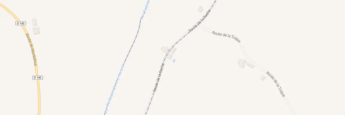 Plan du 604 Rte de Laroche à Monbahus