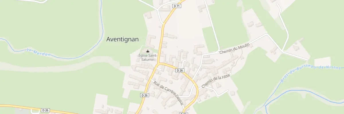Plan du 5051 Le Village à Aventignan