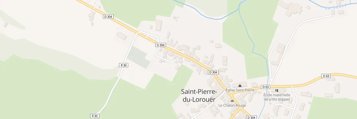Plan du 23 Rue de la Fontaine à Saint-Pierre-du-Lorouër